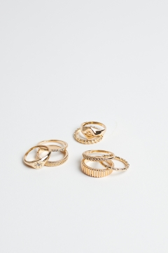Ring Gold Signet 7-Piece